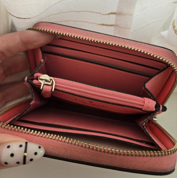 Kate Spade Leather Pink Wallet Poppy - Picture 8 of 8